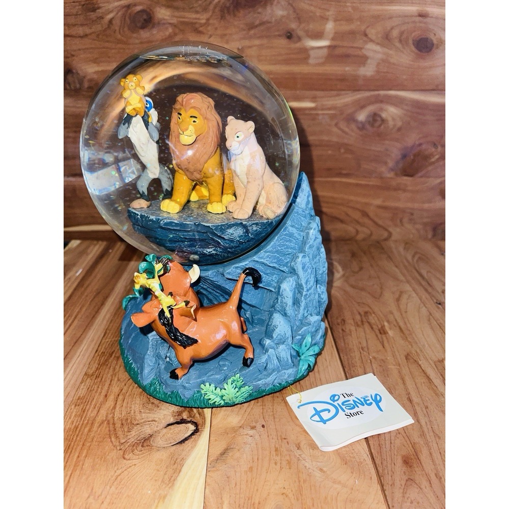 Disney The Lion King Snow Globe Musical "The Circle of Life" Vintage 1994 Simba